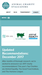 Mobile Screenshot of animalcharityevaluators.org